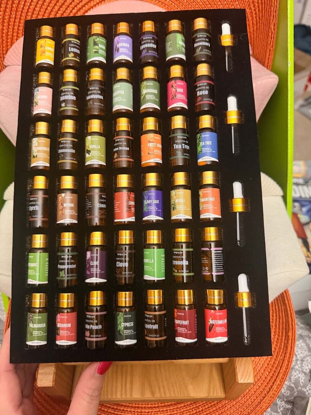 Fuhitua Essential Oil Set 5ml 42 Pieces 42 Kinds of Natural Aroma
